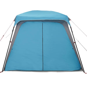 vidaXL Tenda da Campeggio con Portico Cupola 5Persone Blu Impermeabile
