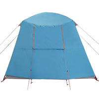 vidaXL Tenda da Campeggio con Portico Cupola 5Persone Blu Impermeabile