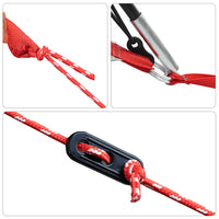 Tenda da Campeggio con Portico 9 Persone Grigio e Arancione 4009586