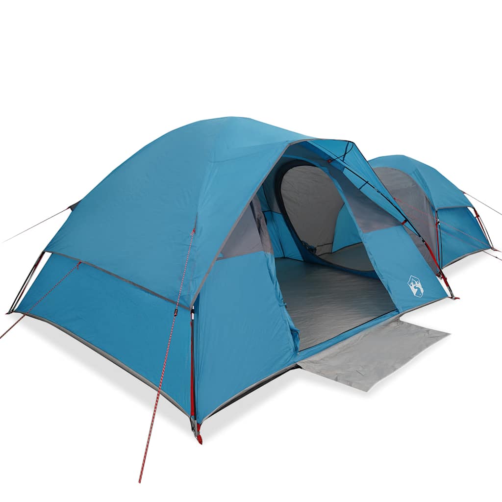 vidaXL Tenda da Campeggio per 5 Persone Blu Impermeabile