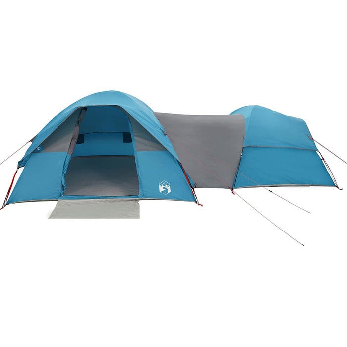 vidaXL Tenda da Campeggio per 5 Persone Blu Impermeabile