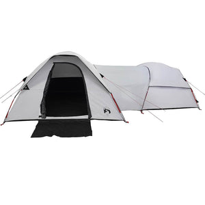 Tenda Campeggio 5 Persone Bianca Tessuto Oscurante Impermeabile 4009590
