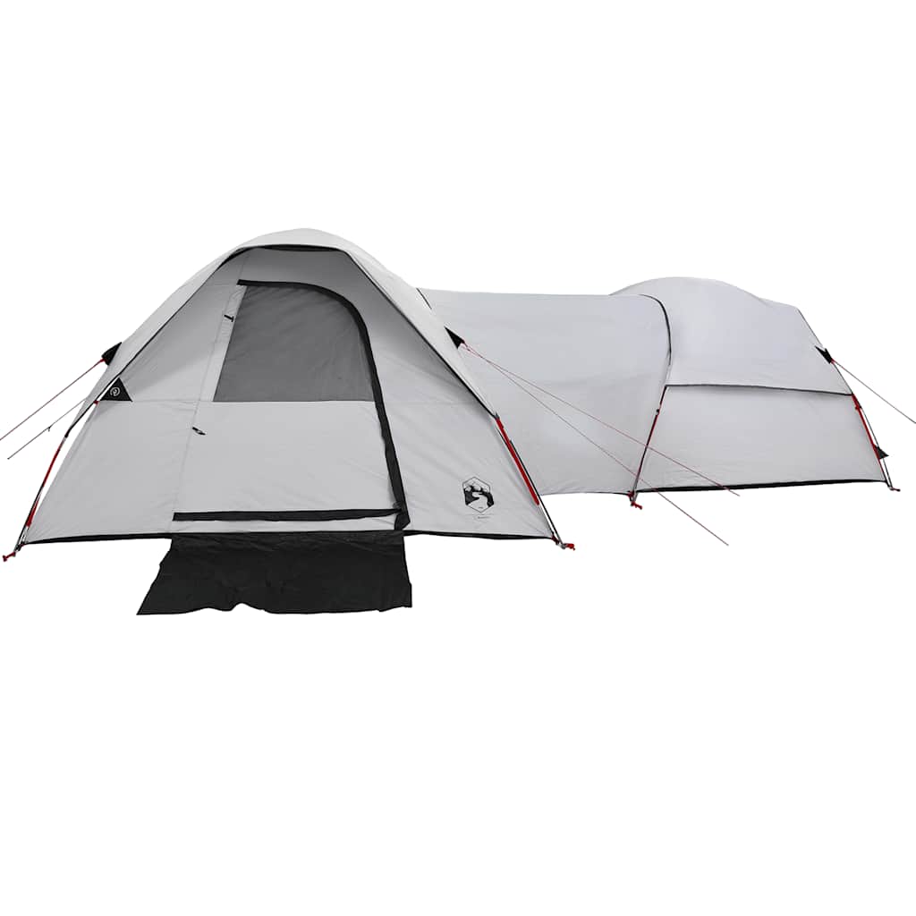 Tenda Campeggio 5 Persone Bianca Tessuto Oscurante Impermeabile 4009590