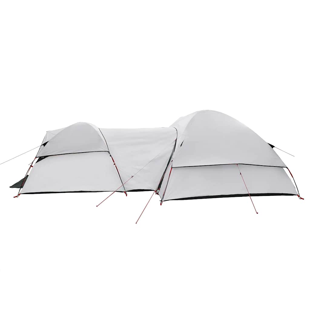 Tenda Campeggio 5 Persone Bianca Tessuto Oscurante Impermeabile 4009590