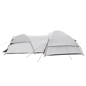 Tenda Campeggio 5 Persone Bianca Tessuto Oscurante Impermeabile 4009590
