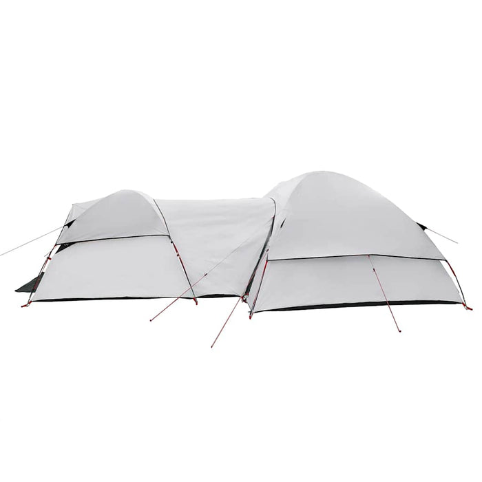 Tenda Campeggio 5 Persone Bianca Tessuto Oscurante Impermeabile 4009590