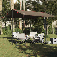 vidaXL Telone da Campeggio Marrone 366x306 cm Impermeabile