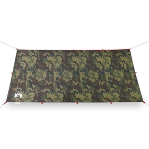 vidaXL Telone da Campeggio Mimetica 366x306 cm Impermeabile