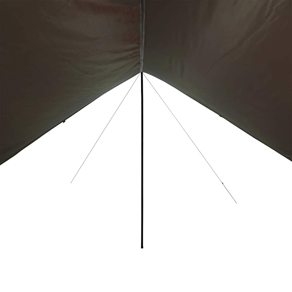 vidaXL Telone da Campeggio Marrone 438x376x212 cm Impermeabile