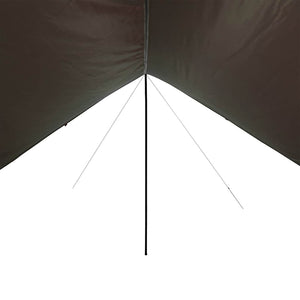 vidaXL Telone da Campeggio Marrone 462x306x211 cm Impermeabile