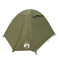 vidaXL Tenda da Campeggio a Cupola 2 Persone Verde Oliva Impermeabile