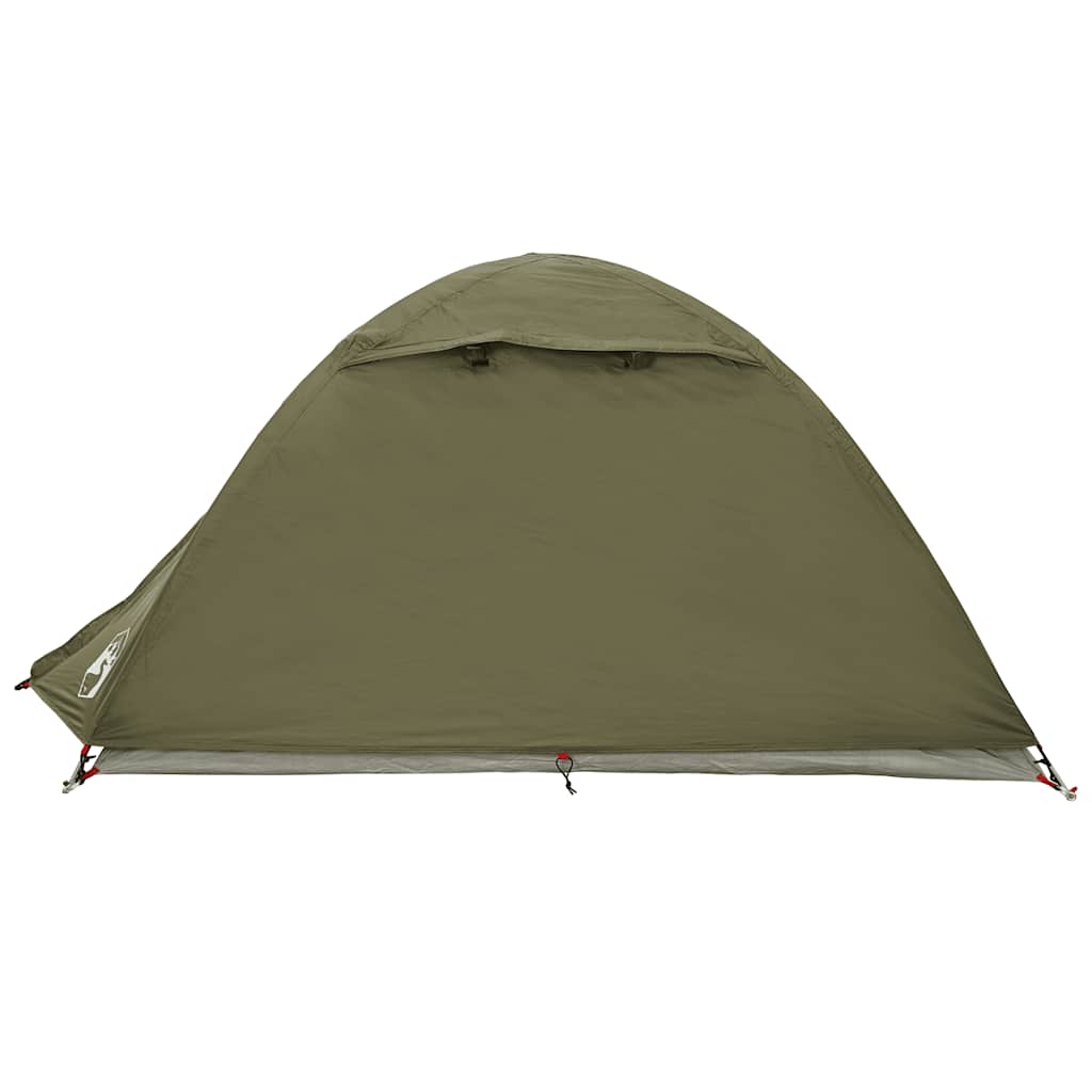 vidaXL Tenda da Campeggio a Cupola 2 Persone Verde Oliva Impermeabile