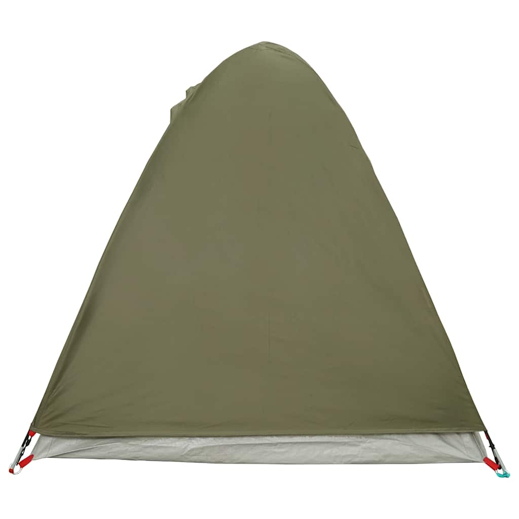 vidaXL Tenda da Campeggio a Cupola 2 Persone Verde Oliva Impermeabile