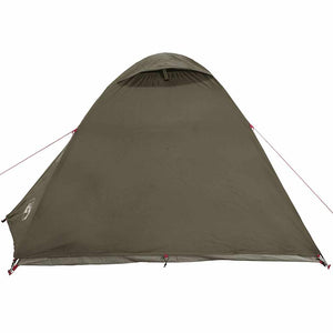 Tenda da Campeggio a Cupola per 3 Persone Marrone Impermeabile 4009616