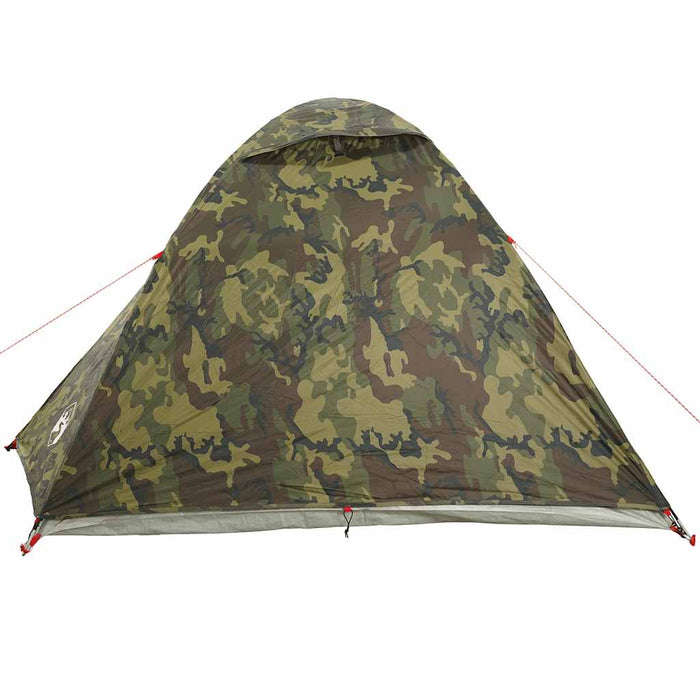 Tenda da Campeggio a Cupola 3 Persone Mimetica Impermeabile 4009617
