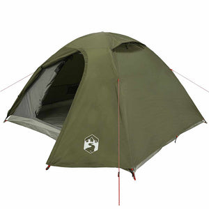 Tenda da Campeggio a Cupola 4 Persone Verde Oliva Impermeabile 4009618