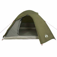 Tenda da Campeggio a Cupola 4 Persone Verde Oliva Impermeabile 4009618