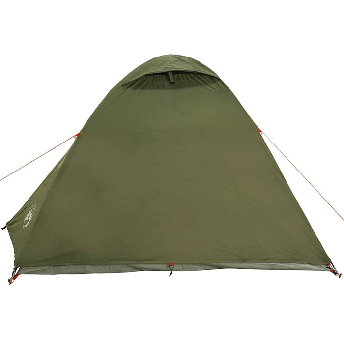 vidaXL Tenda da Campeggio a Cupola 4 Persone Verde Oliva Impermeabile
