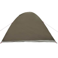 Tenda da Campeggio a Cupola per 4 Persone Marrone Impermeabile 4009619