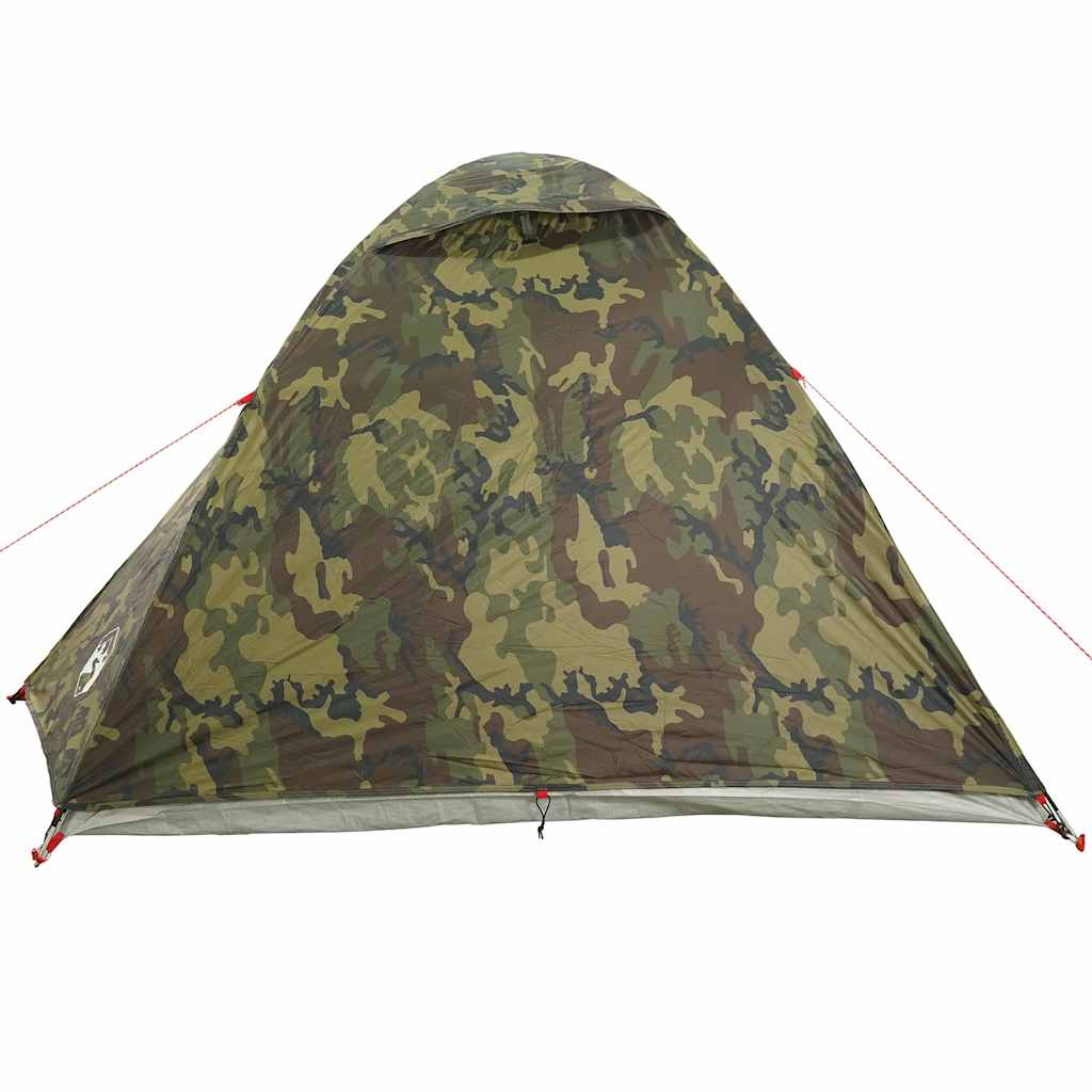 Tenda da Campeggio a Cupola 4 Persone Mimetica Impermeabile 4009620