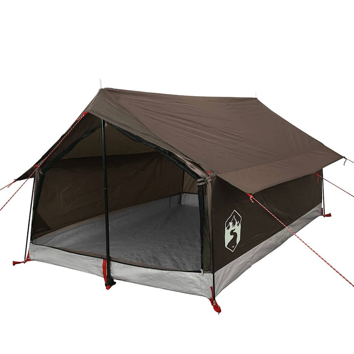 Tenda da Campeggio per 2 Persone Marrone Impermeabile 4009622
