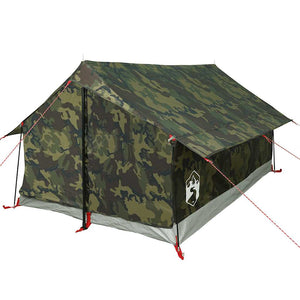 Tenda da Campeggio per 2 Persone Mimetica Impermeabile