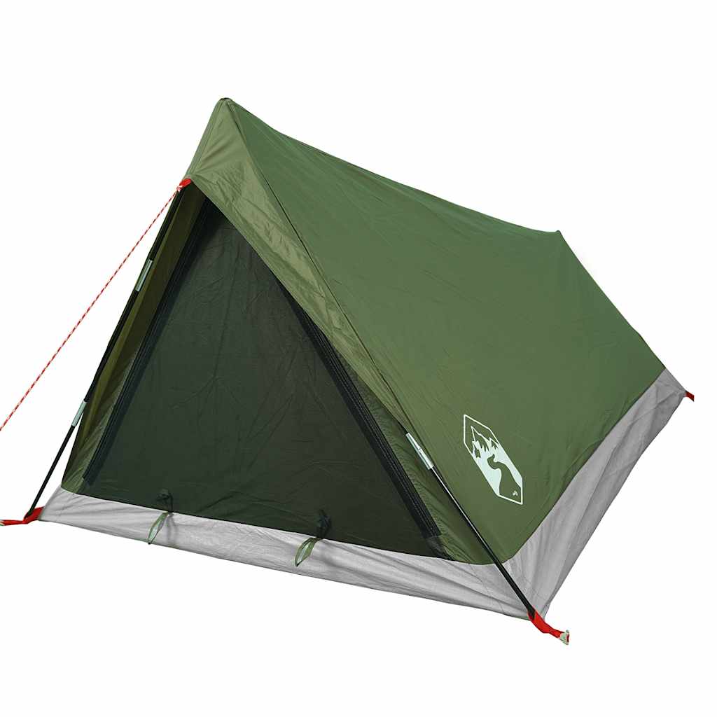 Tenda da Campeggio per 2 Persone Verde Oliva Impermeabile 4009624