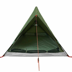 vidaXL Tenda da Campeggio per 2 Persone Verde Oliva Impermeabile