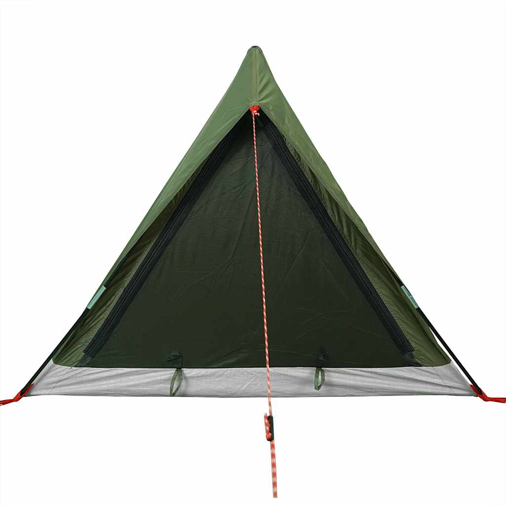 vidaXL Tenda da Campeggio per 2 Persone Verde Oliva Impermeabile