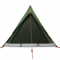 vidaXL Tenda da Campeggio per 2 Persone Verde Oliva Impermeabile