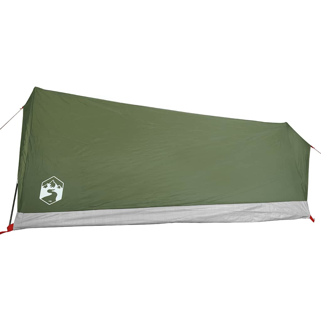 vidaXL Tenda da Campeggio per 2 Persone Verde Oliva Impermeabile