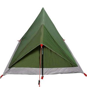 vidaXL Tenda da Campeggio per 2 Persone Verde Oliva Impermeabile