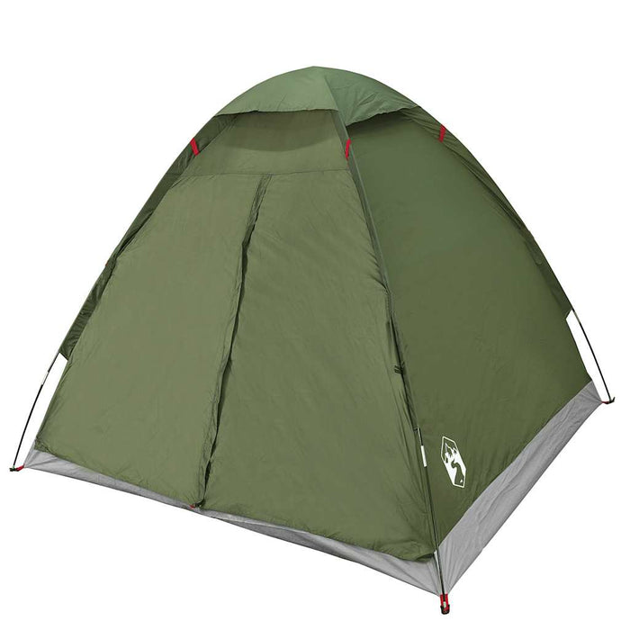 vidaXL Tenda da Campeggio a Cupola 2 Persone Verde Oliva Impermeabile