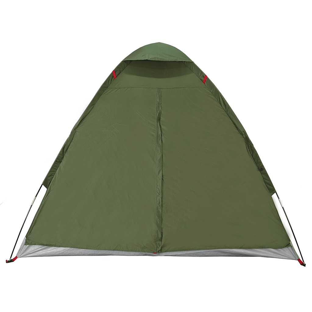 vidaXL Tenda da Campeggio a Cupola 2 Persone Verde Oliva Impermeabile