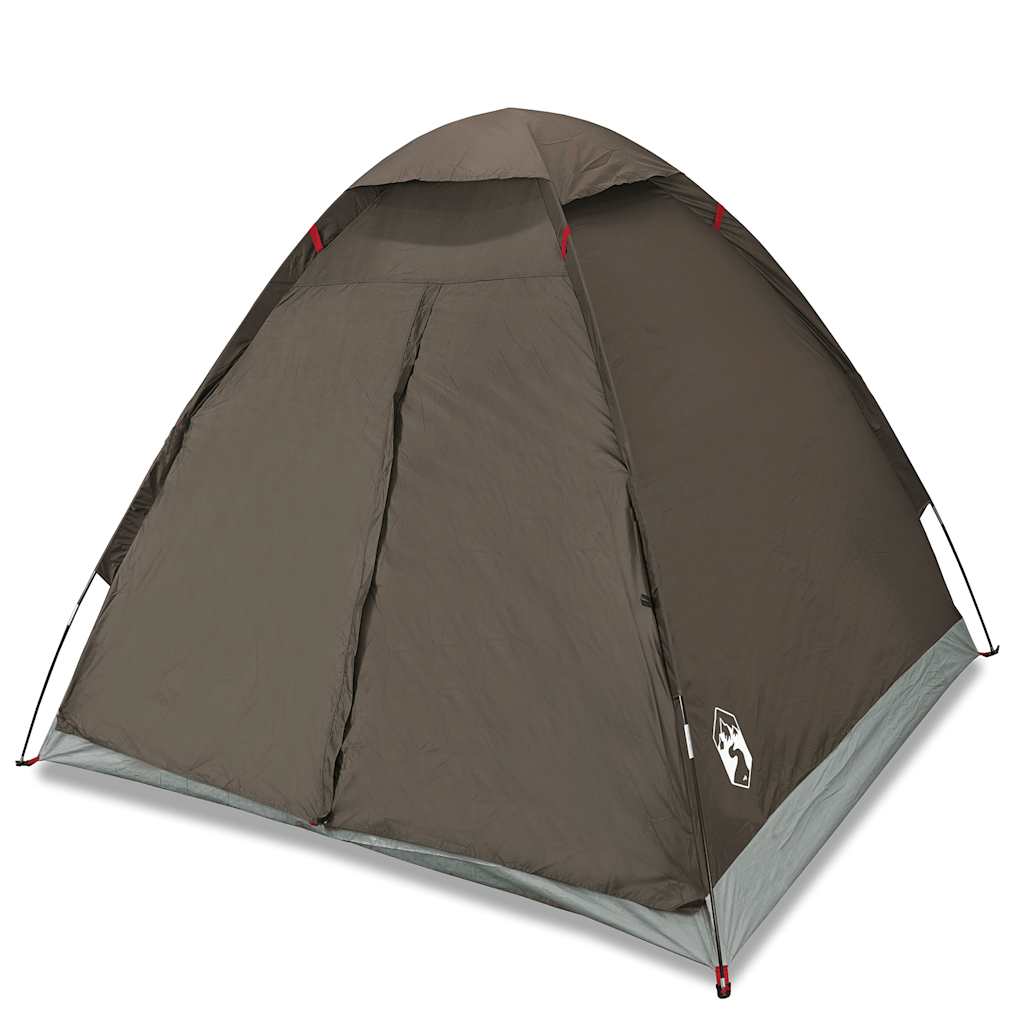 Tenda da Campeggio a Cupola per 2 Persone Marrone Impermeabile 4009634