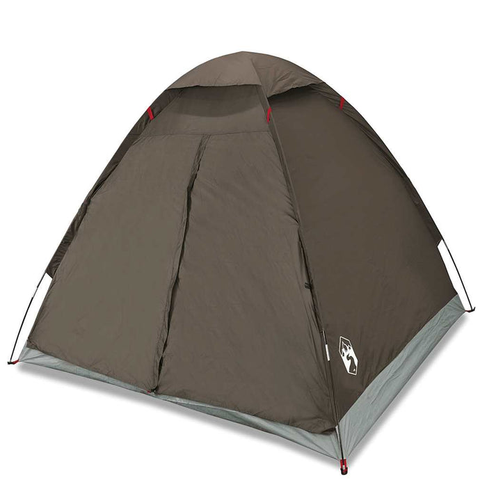 Tenda da Campeggio a Cupola per 2 Persone Marrone Impermeabile 4009634