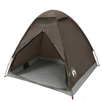 Tenda da Campeggio a Cupola per 2 Persone Marrone Impermeabile 4009634