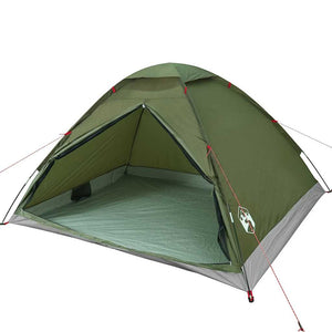 Tenda da Campeggio a Cupola 4 Persone Verde Oliva Impermeabile 4009636