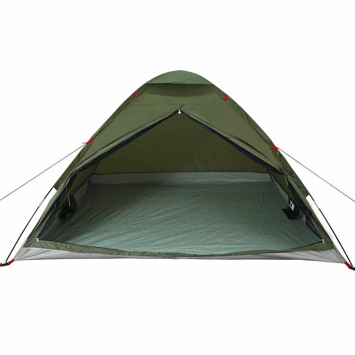 Tenda da Campeggio a Cupola 4 Persone Verde Oliva Impermeabile 4009636