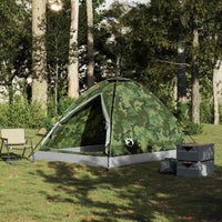 Tenda da Campeggio a Cupola 4 Persone Mimetica Impermeabile 4009638