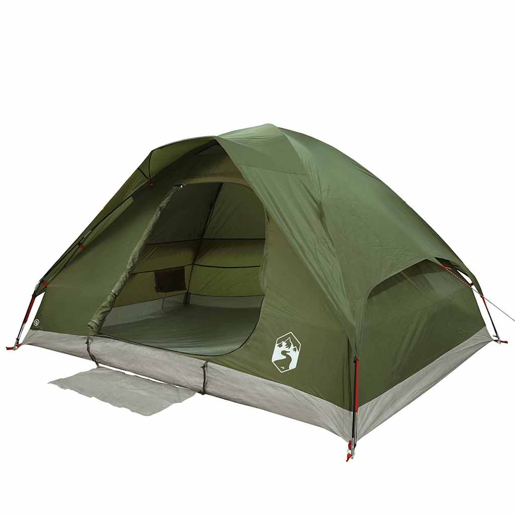 Tenda da Campeggio a Cupola 2 Persone Verde Oliva Impermeabile 4009639