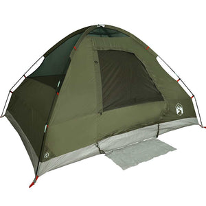 Tenda da Campeggio a Cupola 2 Persone Verde Oliva Impermeabile 4009639