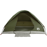 Tenda da Campeggio a Cupola 2 Persone Verde Oliva Impermeabile 4009639