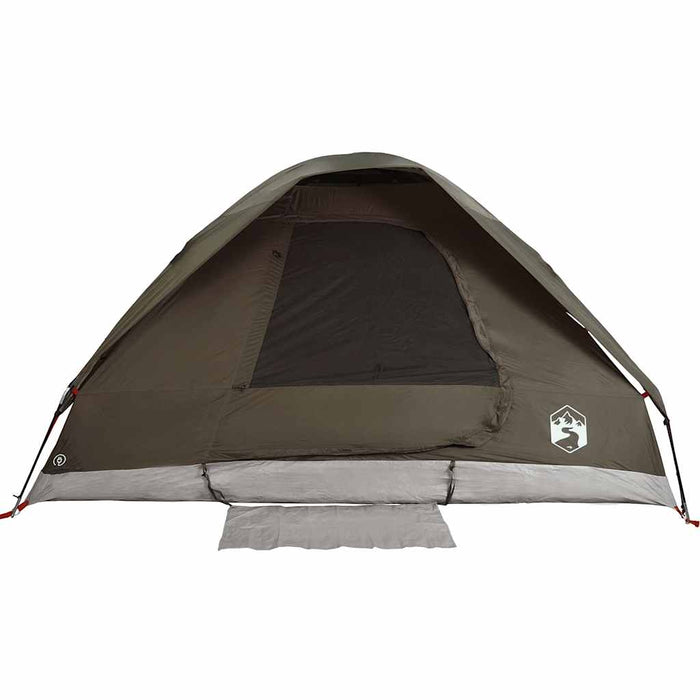 Tenda da Campeggio a Cupola per 2 Persone Marrone Impermeabile 4009640