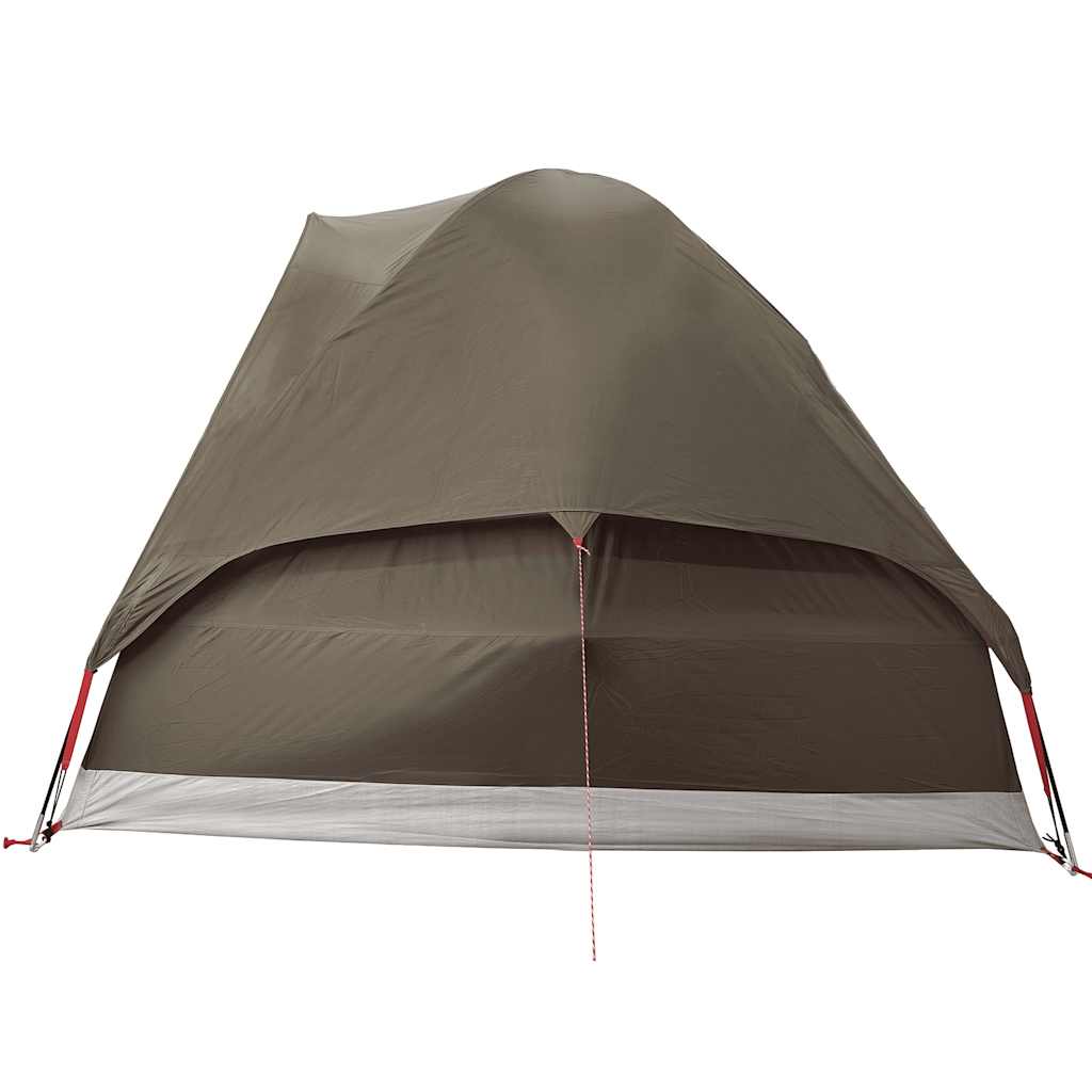 Tenda da Campeggio a Cupola per 2 Persone Marrone Impermeabile 4009640