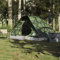 Tenda da Campeggio a Cupola 2 Persone Mimetica Impermeabile 4009641
