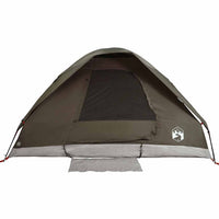 Tenda da Campeggio a Cupola per 4 Persone Marrone Impermeabile 4009643