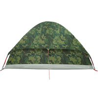 vidaXL Tenda da Campeggio a Cupola 4 Persone Mimetica Impermeabile