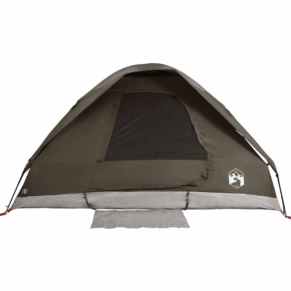 Tenda da Campeggio a Cupola per 6 Persone Marrone Impermeabile 4009646