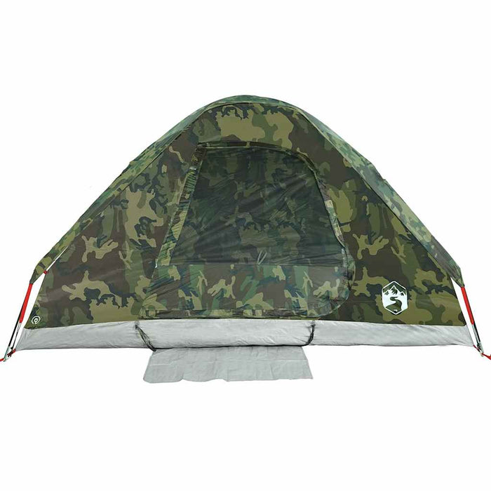 vidaXL Tenda da Campeggio a Cupola per 6 Persone Mimetica Impermeabile